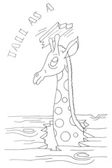 Tall as a giraffe